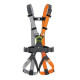 SWAN® FREEFALL STEEL Imbracatura completa con punto di attacco dorsale di facile utilizzo e resistente per i parchi avventura