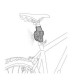 BIKE ADAPT 2  Supporto per l’attacco di una lampada frontale Petzl su un manubrio di bicicletta o un reggisella