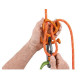 PIRANA GUIDE Discensore con sistema frenante modulabile con rimando e gola di bloccaggio per il torrentismo