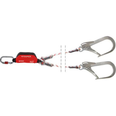 RETEXO ROPE DOUBLE + 0981 + 2X098401 135 CM - Assorbitore di energia