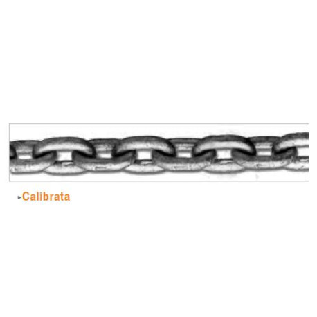 Catena a maglia calibrata Trem ZINCATA A FUOCO