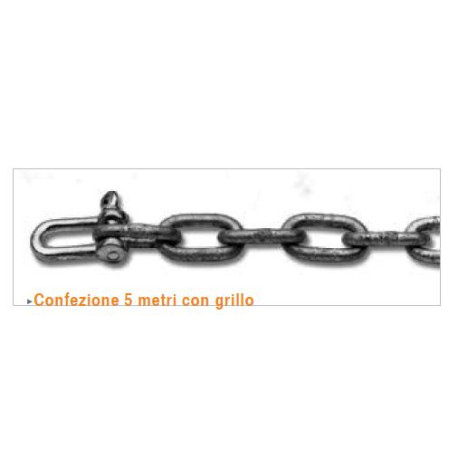 Catena zincata a fuoco con grillo Trem GENOVESE