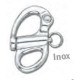 Moschettone acciaio inox Trem  PER SPINNAKER OCCHIO FISSO