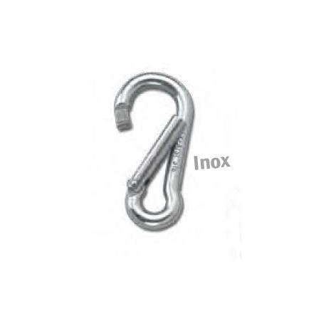 Moschettoni acciaio inox Trem A PERA APERTURA TRASVERSALE