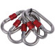 OVAL STANDARD LOCK - Moschettone ovale in acciaio