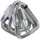 SET 5 DELTA QUICK LINK STEEL 8/10 mm - Set maglia rapida triangolare in acciaio al carbonio