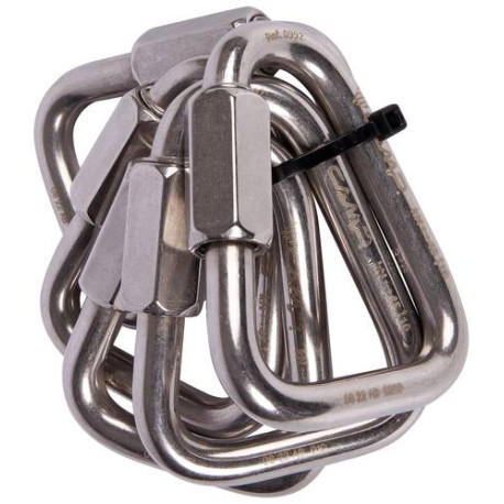 DELTA QUICK LINK STAINLESS - Set da 5 pz maglia rapida triangolare in acciaio inox