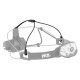 NAO® RL  Lampada frontale ergonomica, ultrapotente e ricaricabile, dotata della tecnologia REACTIVE LIGHTING®. 1500 lumen