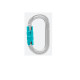 Oval Power 2500 Triple moschettone ovale in alluminio