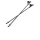 Running poles carbon bastoncini