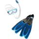 SNORKELING SET AGUA Set completo di maschera,boccaglio e pinne