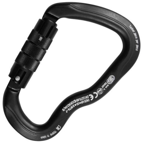 Moschettone apertura grande Kong FERRATA TWIST LOCK