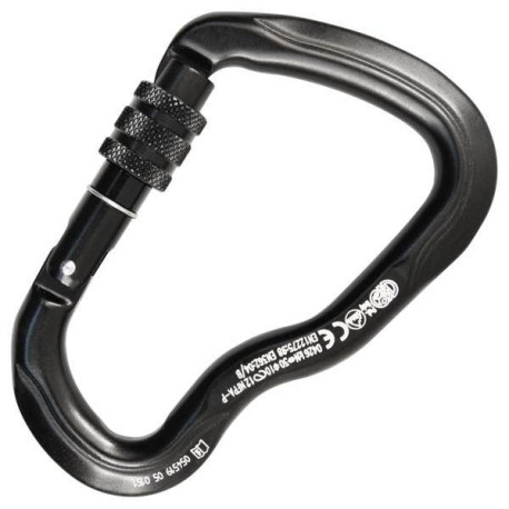 Moschettone apertura grande Kong FERRATA SCREW SLEEVE