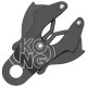 Moschettone forma particolare Kong FROG CABLE