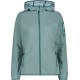 CMP KNIT-TECH  JACKET - Pile con cappuccio e mesh da donna