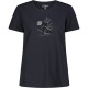 CMP T-SHIRT DONNA PIQUET - T-shirt piquet con stampa sul fronte da donna
