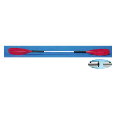 Doppia pagaia con giunto smontabile Trem STANDARD ROSSA