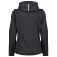 CMP SOFTSHELL CLIMA PROTECT - Softshell donna extralight con cappuccio