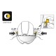 Visiera completa Petzl VIZEN MESH