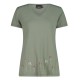 CMP T-SHIRT WOMAN DRY FUNCTION - T-shirt donna in tessuto tecnico con stampa sul fronte