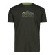 CMP MAN T-SHIRT - Maglietta piquet stampa adventure