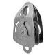 Medium Double Pulley with Becket carrucola doppia in acciaio