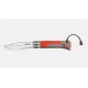 OPINEL N°08 OUTDOOR - Coltello chiudibile in acciaio inox da attività outdoor