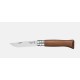 OPINEL N°08 NOCE - Coltello monolama chiudibile con manico in legno