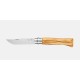 OPINEL N°09 ULIVO - Coltello monolama chiudibile con manico in legno