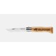 OPINEL N°08 ANIMALIA CERVO - Coltello monolama con incisione sul manico