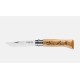 OPINEL N°08 ANIMALIA LEPRE - Coltello monolama con incisione sul manico