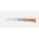 OPINEL N°08 INCISIONE TREKKING - Coltello monolama con incisione sul manico