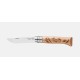 OPINEL N°08 INCISIONE SCI - Coltello monolama con incisione sul manico