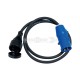 BRUNNER ADAPTOR CEE/SCHUKO 150 CM - Adattatore CEE/Schuko per esterni