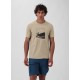CMP MAN T-SHIRT - Maglietta piquet stampa adventure