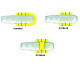 Galleggianti universali per basket Spencer STX537/518/538