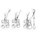 Longe con assorbitore d'energia Petzl ZYPER ITALIA VVF