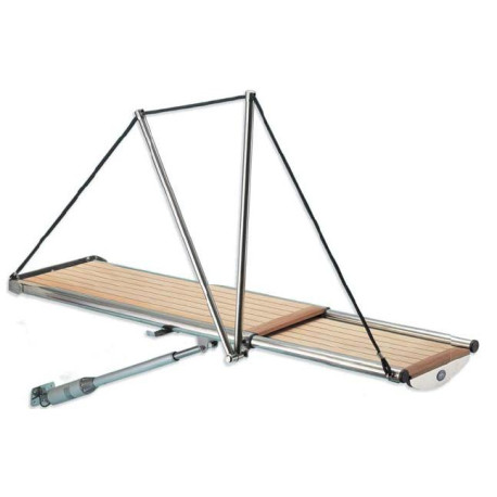 Passerella telescopica elettrica antiscivolo Trem 12V ACCIAIO