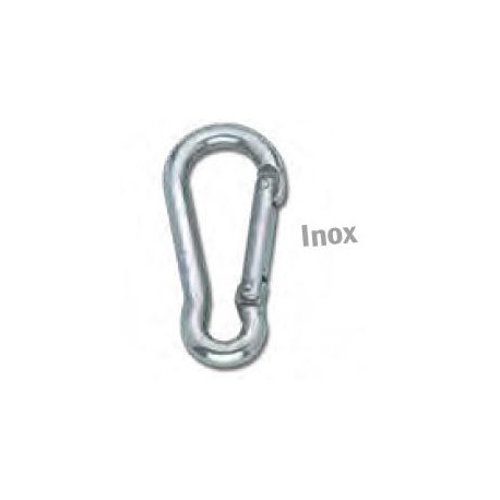 Moschettone acciaio inox Trem A PERA 100/120/175 MM