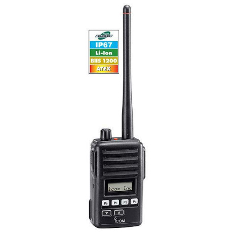 Mini ricetrasmettitore portatile PMR in VHF Icom IC-F51 #62